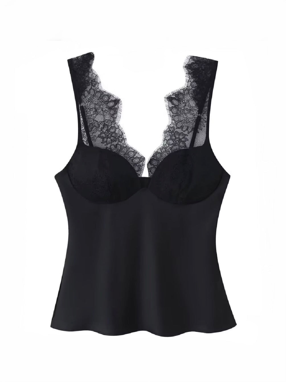 Noir Lace Top Cami